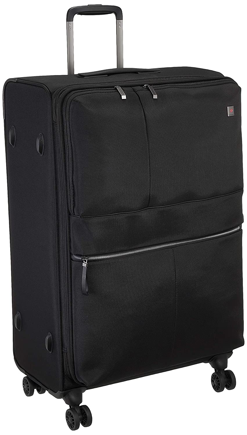 Echolac Relaxation Medium Black Soft Sided Check-In Suitsase Trolley 68cm (CT714A) Echolac New